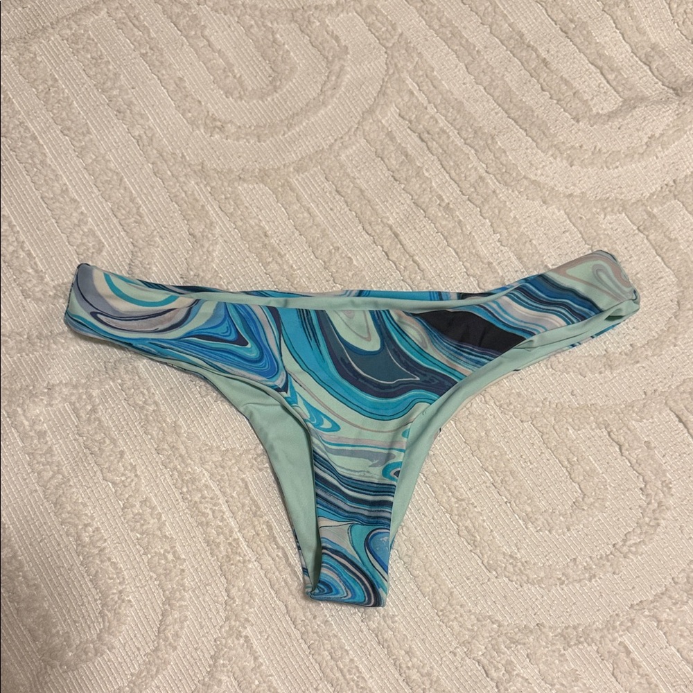 Speedo blue marble swim bottom